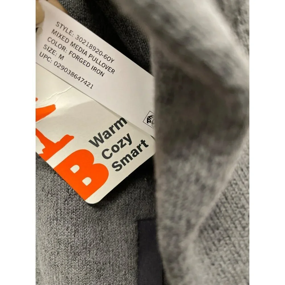 Bass Outdoor Size Medium Quarter Zip Fleece Layering Top NWT - Picture 6 of 6